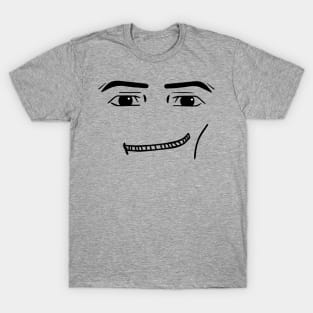 Roblox Man Face - Smile Face T-Shirt